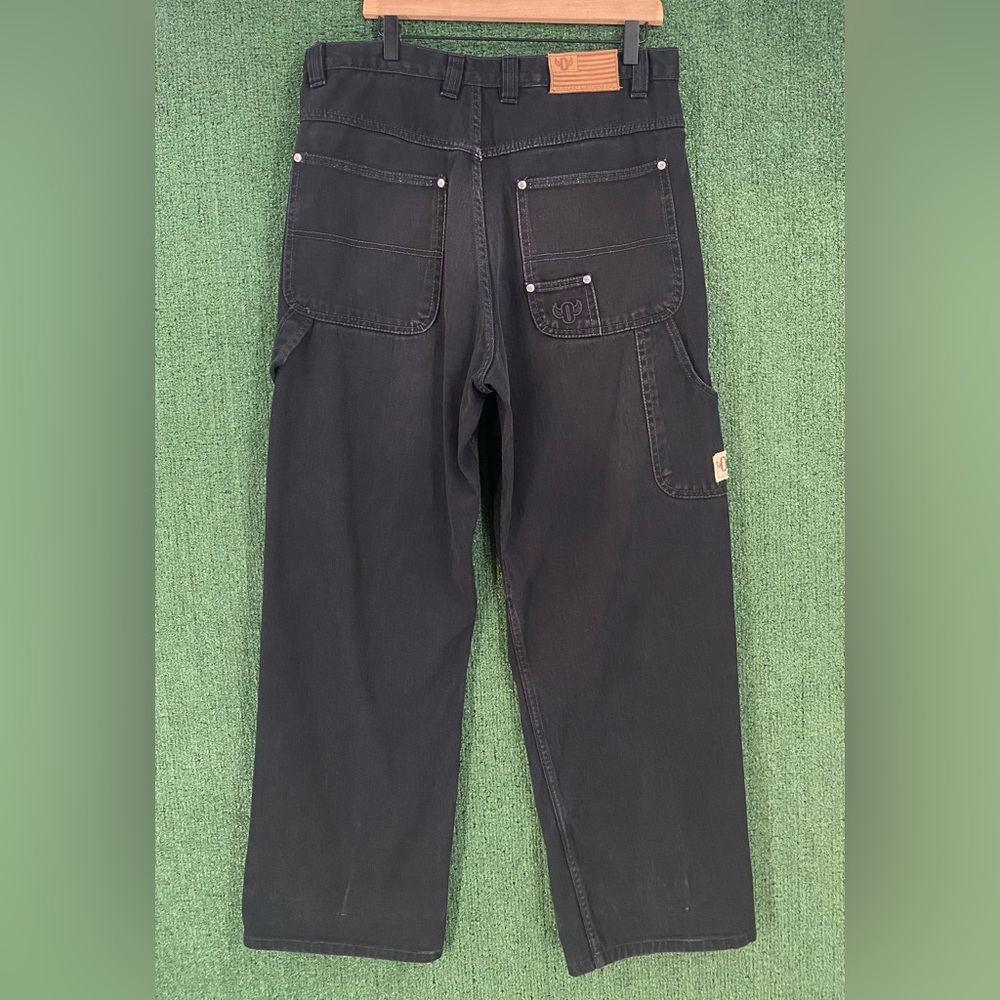 Vintage Y2K Outkast Clothing Baggy Black Carpenter Jeans Men’s Size 34